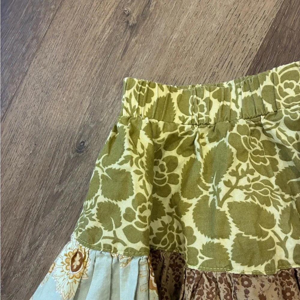 Matilda Jane Green Twirl Molly Skirt Size 6 Girl